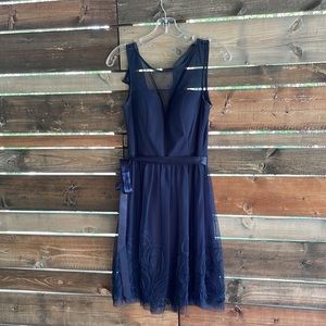 NAVY Bridesmaid Dress